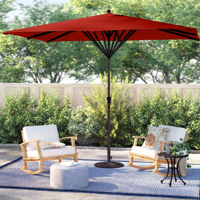 Red Sunbrella Patio Umbrellas You'll Love | Wayfair